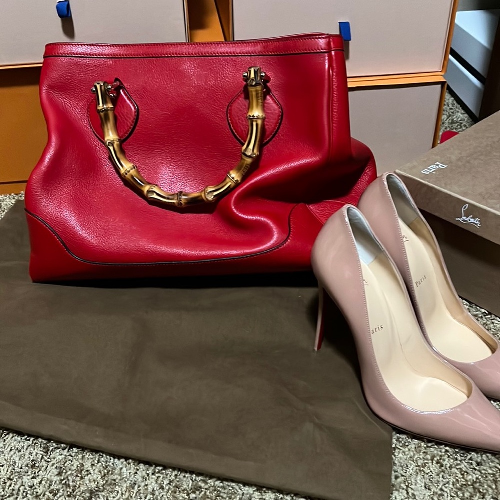 Gucci bamboo medium bag